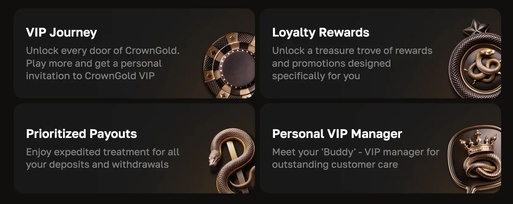 crowngold casino VIP club