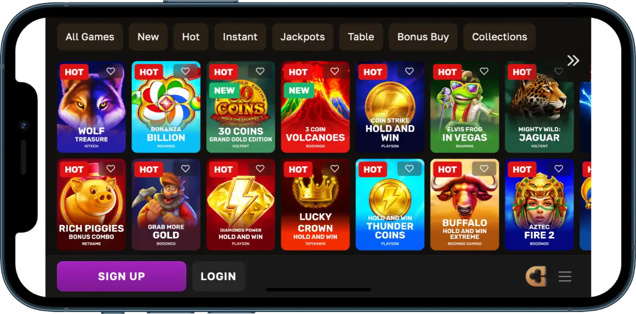 crowngold casino mobile app
