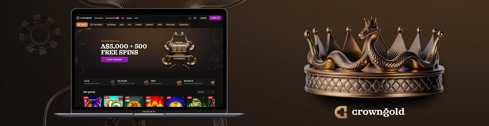 crowngold casino