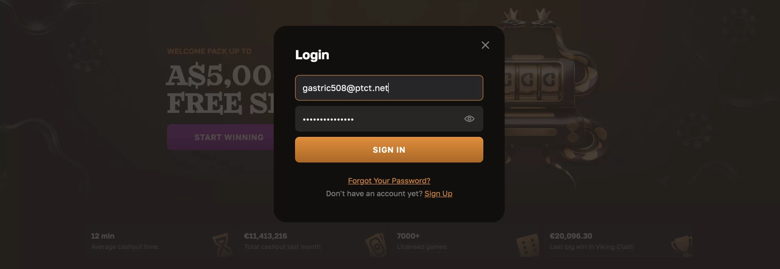 crowngold login
